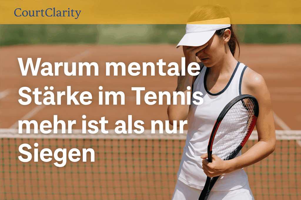 Mentale Stärke im Tennis bedeutet mehr als Gewinnen: Es geht um Selbstregulation, inneren Halt und echte Freude am Spiel.